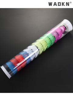 WAOKN 12 Pcs Plastic Badminton Shuttlecocks with Great Stability and Durability Badminton Birdie Balls Indoor Outdoor Sport Training Badminton Ball,Sports Stuff Sports Goods Sports Supplies（Multicolour）  - Image 2