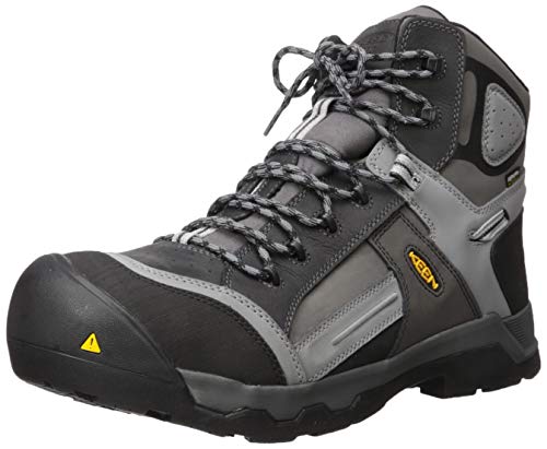 KEEN Utility حذاء عمل كين يوتيليتي للرجال دافنبورت 6 مع مقدمة أصابع مركبة معزولة ومقاومة للماء لون مغناطيسي رمادي ستيل 115 متوسط أمريكي - Image 1