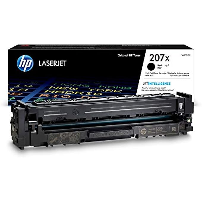HEWLETT PACKARD SET OF 4 GENUINE 207X BLACK CYAN MAGENTA YELLOW LASERJET TONER CARTRIDGES - Image 2