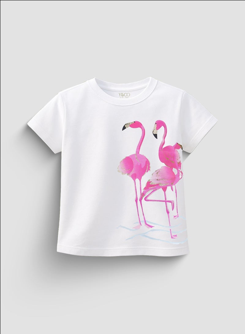 Y&CO Flamingo Friends T-Shirt - Image 1