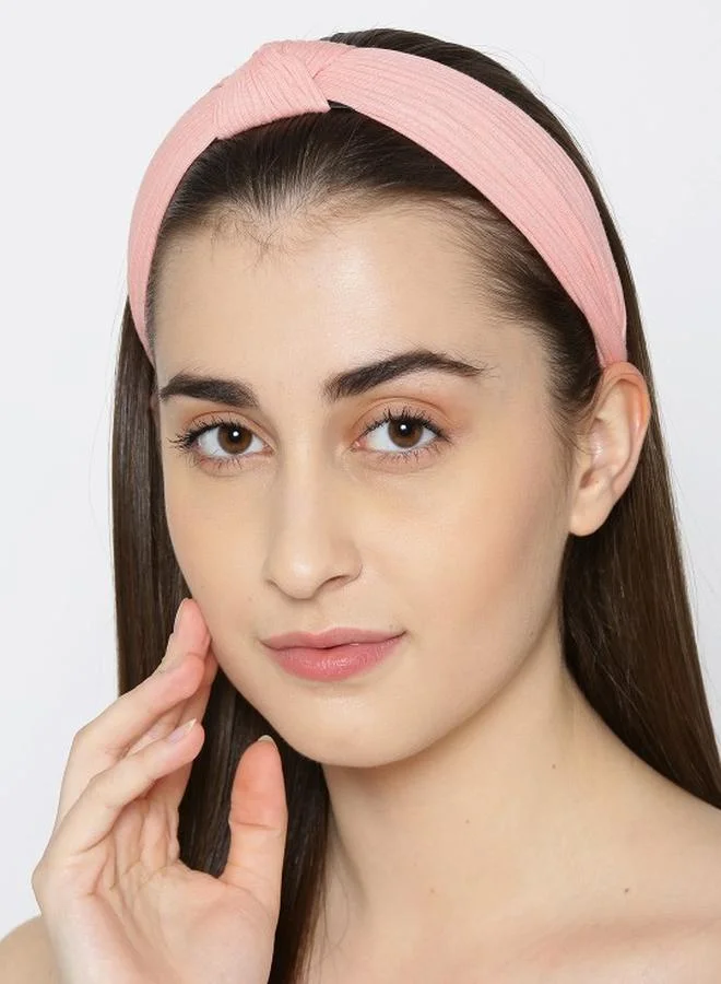 Priyaasi Elegant Women Pink Plastic Hair Accessories with pattern and secured with closure and styled in ideal for moments — exude elegance in every glance.