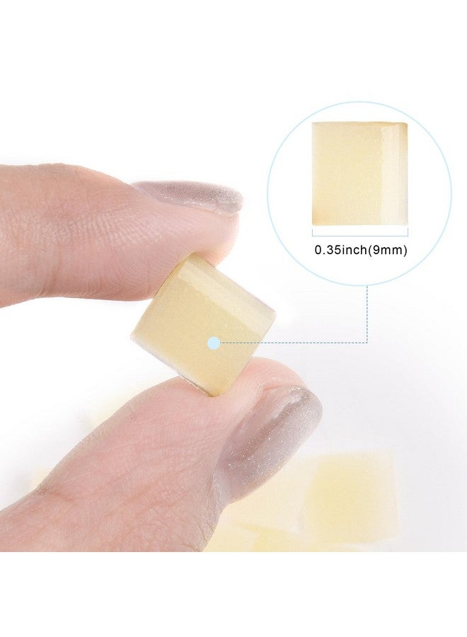 Neitsi 100Pcs Italian Keratin Glue Granule Pellets Keratin Hair Extensions Bonding Glue Hot Fusion Flat Tip For Hair Extension (Beige) - Image 3