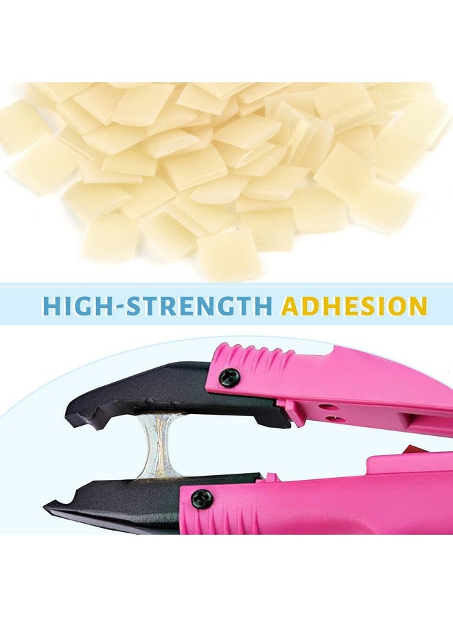 Neitsi 100Pcs Italian Keratin Glue Granule Pellets Keratin Hair Extensions Bonding Glue Hot Fusion Flat Tip For Hair Extension (Beige) - Image 2