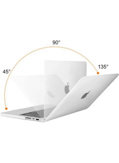 SJet Case Compatible with MacBook Pro 14 inch Case 2025 2024 2023 2022 2021 M4 M3 M2 M1 A3112 A3185 A3401 A2918 A2992 A2779 A2442 Plastic Hard Shell + TPU Keyboard Skin Cover for MacBook Pro 14 inch Case, Crystal Clear  - Image 4