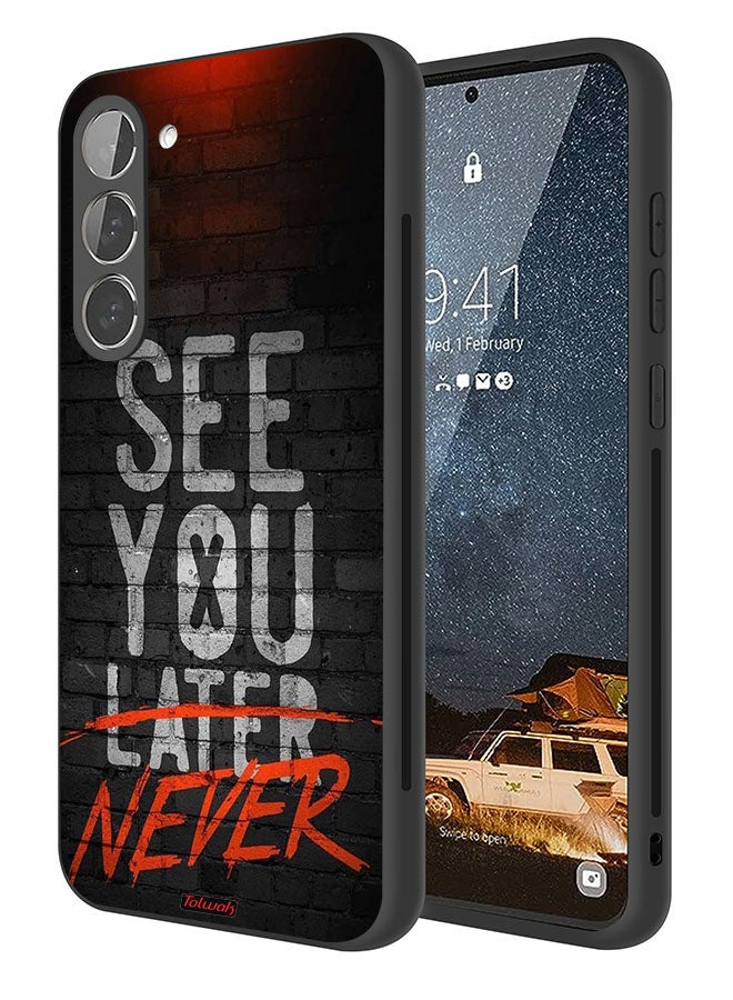 Tolwak Samsung Galaxy S23 Plus 5G Protective Case Cover See You Never - Image 1
