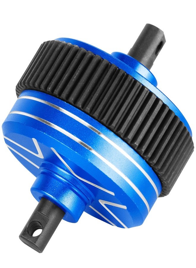 RCarmubWow RC Differential Upgrades Part for 1/10 Drag Slash Chevrolet C10 & F0rd Mustang(Only for 272R Transimission),Alloy Aluminium w/Steel Gear Diff Hops Up,Replace #9480,Navy Blue - Image 1