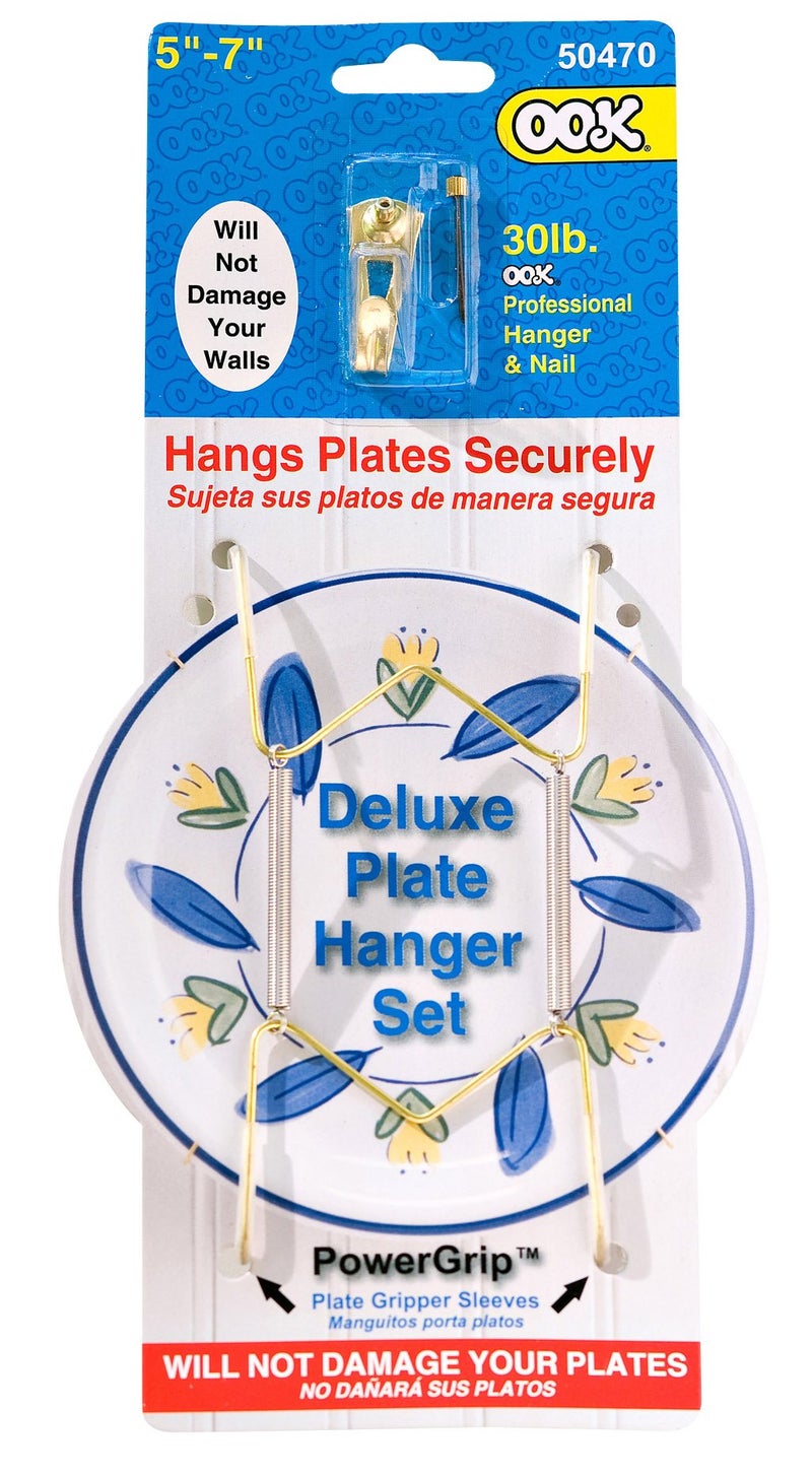 OOK Professional Deluxe Single Plate Hanger Set (5-7 in.) - Image 2