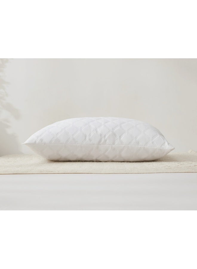 noon east High Quality Pillow Made Of Microfiber With Microfiber Filling Size: 50×70 Cm, Weight: 1000 Grams. White - Image 3