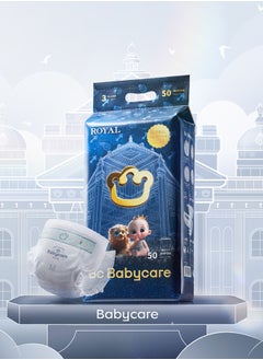 Babycare Royal Baby Diapers - Size 3 - 6-11 Kg - 50 Pieces  - Image 5