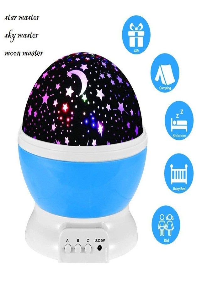 RGKJAS Easy SHOPE Star Master Night Light Lamp Projector Star Light Rotating Projector Star Lamp with Colors and 360 Degree Moon with USB Cable for Kids Room(Multi Color) - Image 3