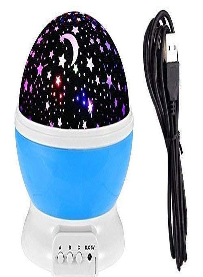 RGKJAS Easy SHOPE Star Master Night Light Lamp Projector Star Light Rotating Projector Star Lamp with Colors and 360 Degree Moon with USB Cable for Kids Room(Multi Color) - Image 1