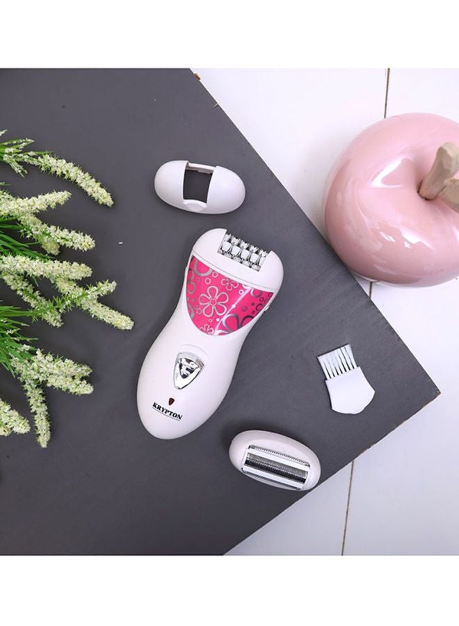 KRYPTON Rechargeable Epilator White/Pink - Image 5