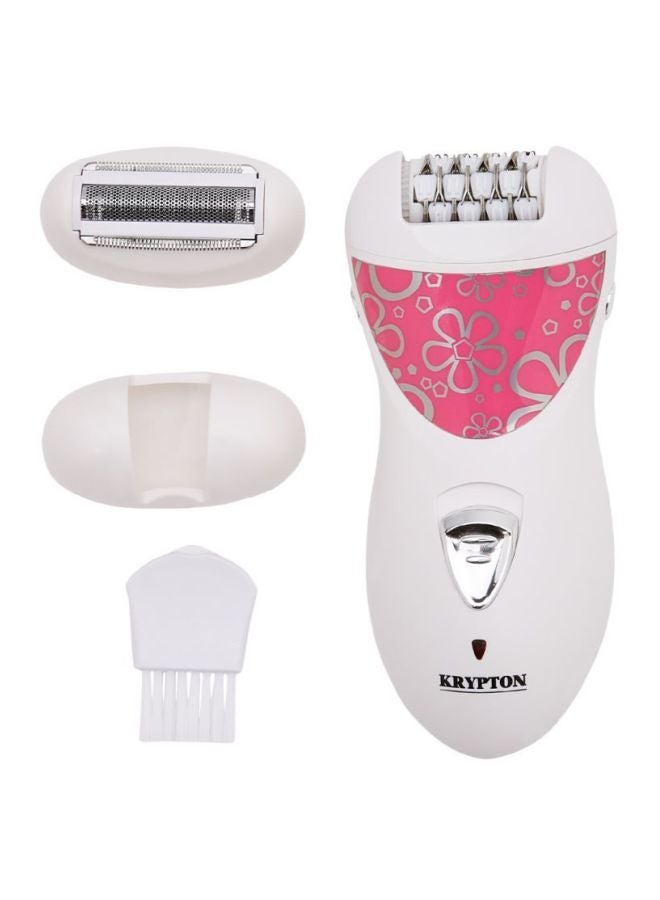 KRYPTON Rechargeable Epilator White/Pink - Image 4