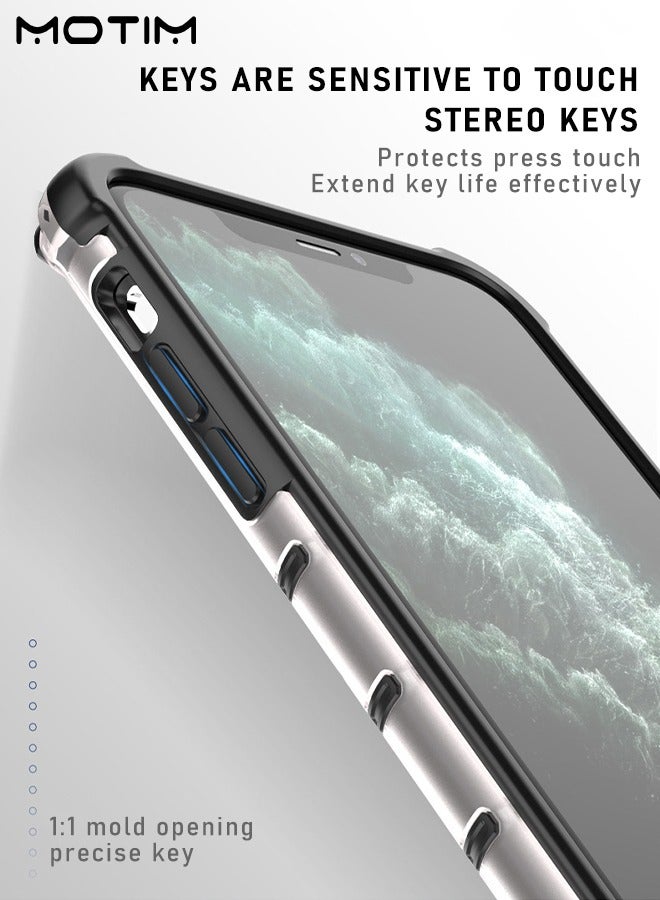 Motim Honeycomb Design Transparent Case for iPhone 14 Drop Protection Phone Case, Hard Back TPU Bumper Shockproof Anti-Scratch Cover - Image 5