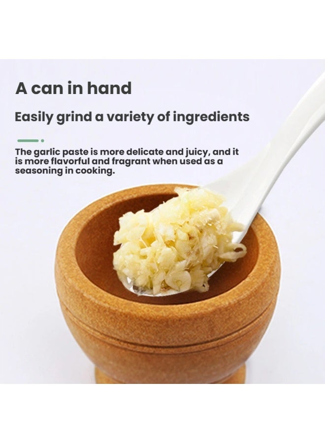 مكبس ثوم مريح متعدد الوظائف مع عمل طحن سلس لطحن الثوم بسهولة وكفاءة والمكونات المتنوعة - Image 1
