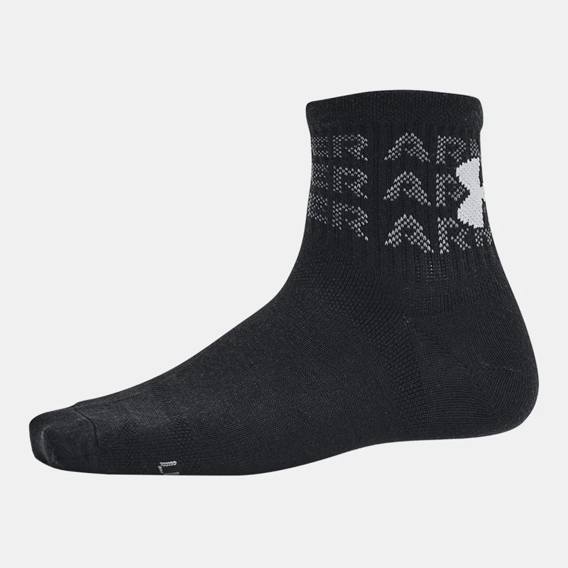 UNDER ARMOUR Kids' Essential Quarter-Crew Socks (6 Pairs)