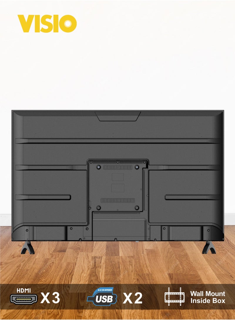 فيسيو تلفزيون فيسيو 55 بوصة 4K ذكي، يعمل بنظام تايزن، تقنية MEMC وصوت دولبي، مع حامل جداري مجاني - أسود [55VSSU3Tizen] - Image 4