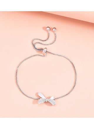 Bow Bracelet (White Gold)