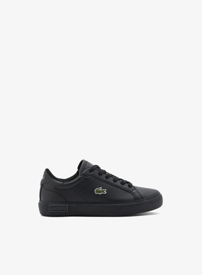 LACOSTE Kids Vulcanized Lace Up Low Top Sneakers