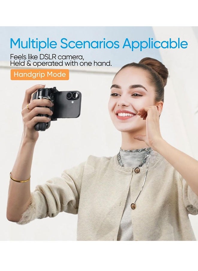 Phone Tripod, Portable Selfie Stick, Pocket Size Selfie Stick for iphone, Selfie Stick with Wireless Detachable Remote Control, Phone Travel Tripod Stand for Video Recording, Live Streaming, Vlog