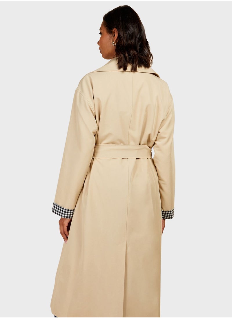 Little Mistress - Tie Detail Wrap Dress - Image 1