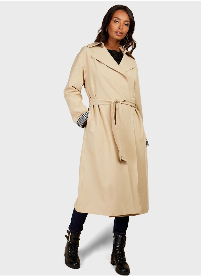 Little Mistress - Tie Detail Wrap Dress - Image 1