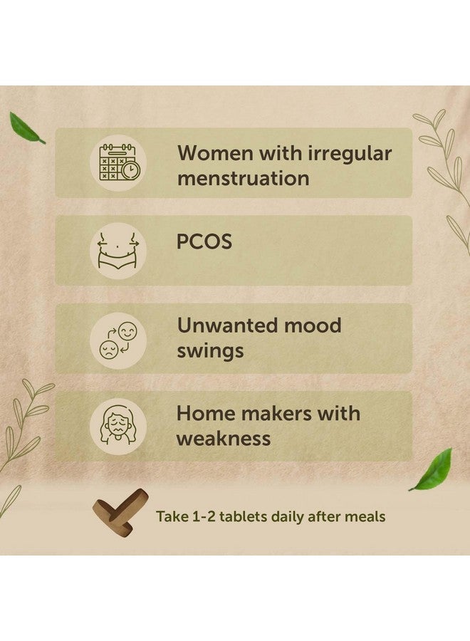 Neuherbs Shatavari Tablet | Ayurveda Herbal Supplement For Women's Hormonal Health | Promotes Lactation | 100% Pure & Natural - 60 Tablets - Image 4
