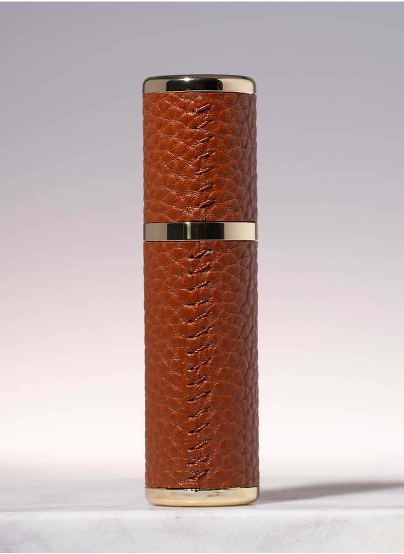 General 5ml Empty Refillable Leather Perfume Bottle (Brown Color)  - Image 3