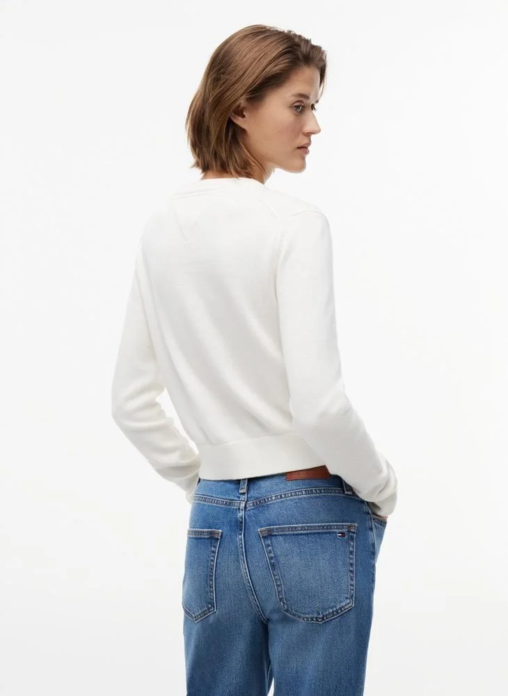 Tommy Jeans Flag Crew Neck Jumper