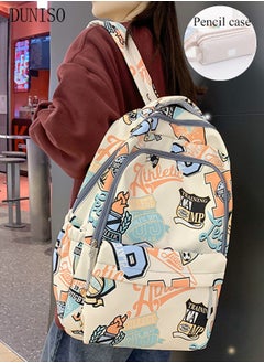 DUNISO Kid's School Backpack with Pencil Case Waterproof Book Bag with Compartments for Teen Kids Students Elementary School Kids' School Bag With Large Capacity  - Image 1