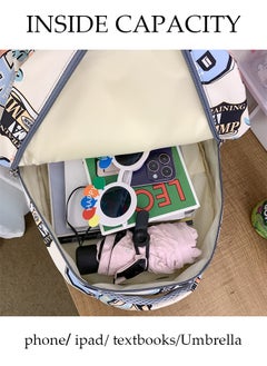 DUNISO Kid's School Backpack with Pencil Case Waterproof Book Bag with Compartments for Teen Kids Students Elementary School Kids' School Bag With Large Capacity  - Image 5