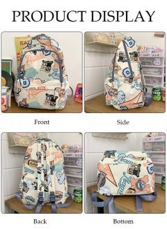 DUNISO Kid's School Backpack with Pencil Case Waterproof Book Bag with Compartments for Teen Kids Students Elementary School Kids' School Bag With Large Capacity  - Image 4