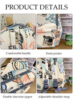 DUNISO Kid's School Backpack with Pencil Case Waterproof Book Bag with Compartments for Teen Kids Students Elementary School Kids' School Bag With Large Capacity  - Image 3