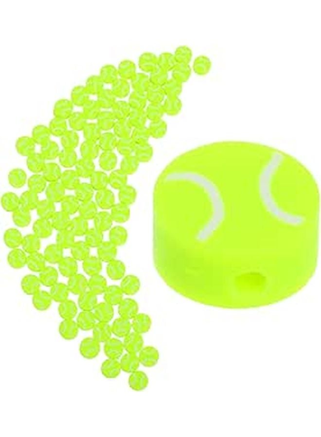 Polymer Clay Spacer Beads Loose Tennis Beads 100pcs For DIY Jewelry Crafting - Image 1