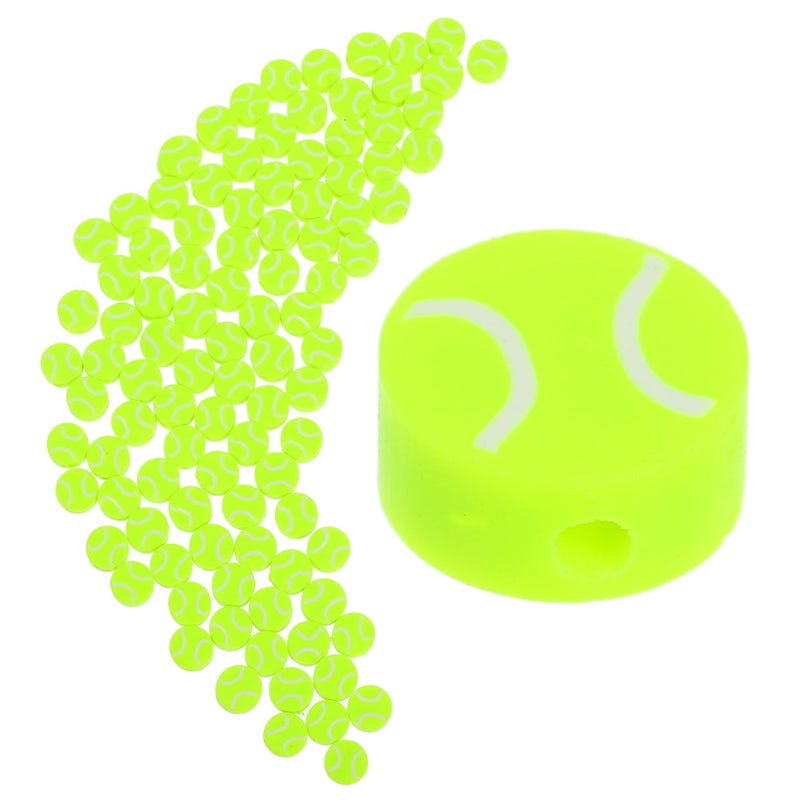 Polymer Clay Spacer Beads Loose Tennis Beads 100pcs For DIY Jewelry Crafting - Image 2