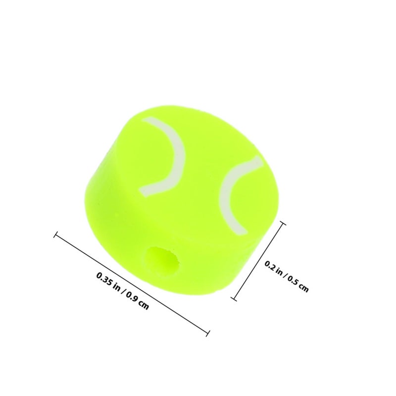 Polymer Clay Spacer Beads Loose Tennis Beads 100pcs For DIY Jewelry Crafting - Image 3