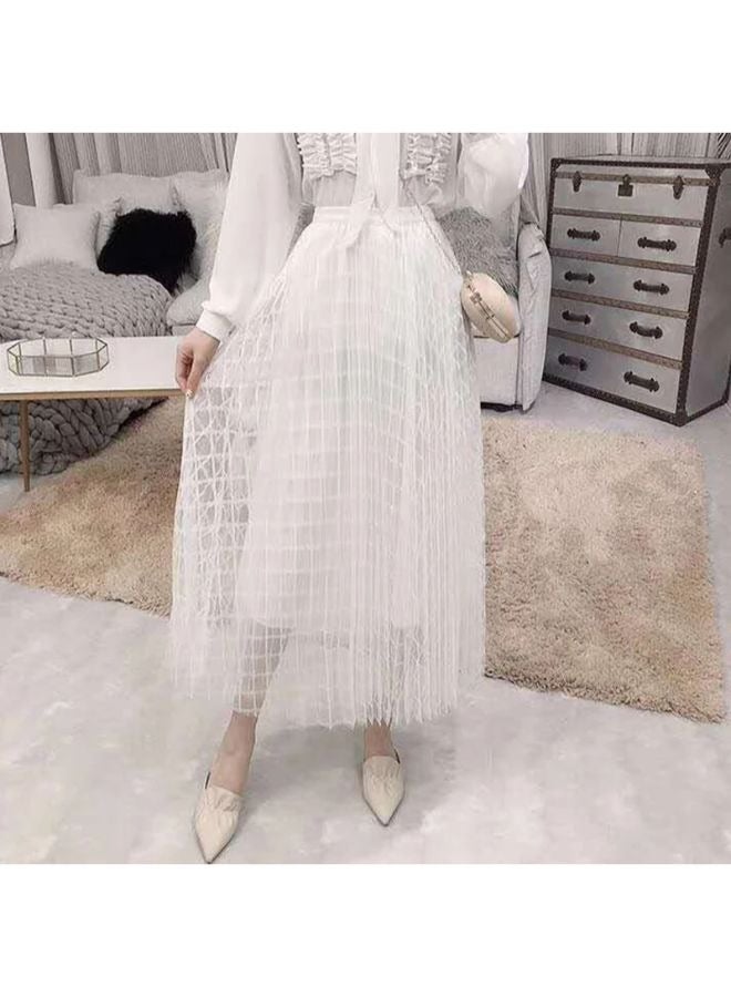 Women's Lace See-Through Party Swing Skirt  - Image 1