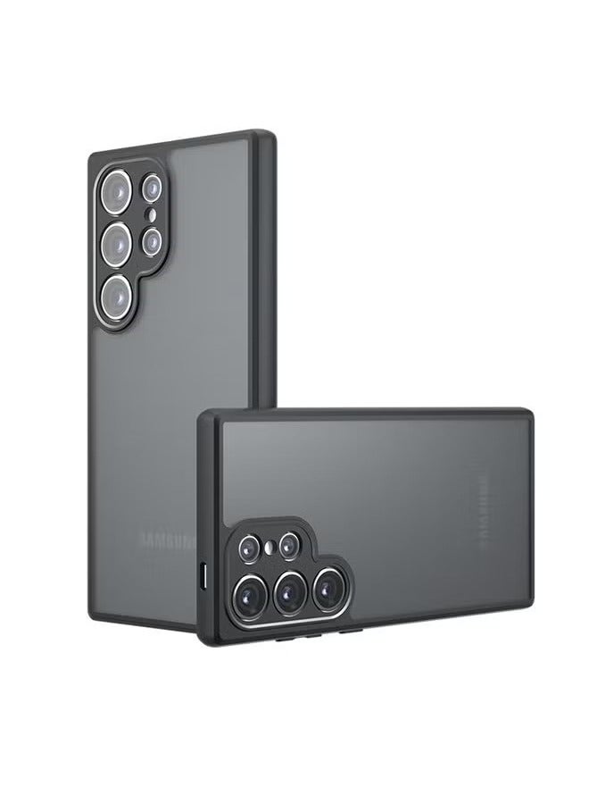 Case for Samsung Galaxy S25 Ultra 5G, Frosted Translucent Back Protective Slim Phone Cover, Anti-Fingerprints, Anti-Fall Drop Protection, Shockproof Case for Samsung Galaxy S25 Ultra 5G - Image 1