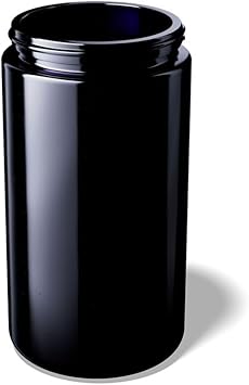 Miron Glass Wide Neck Saturn Jar 500 ml Capacity Black - Image 3
