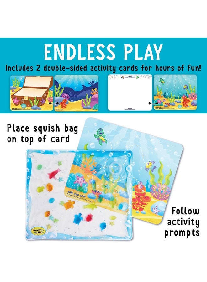 Creativity for Kids Creativity for Kids Sensory Squish Bag: Ocean Adventure - Toddler Sensory Mat, Calming Toys and Motor Skills Activities for Kids Ages 3-5+, Busy Board, Calm Down Corner Supplies  - Image 3