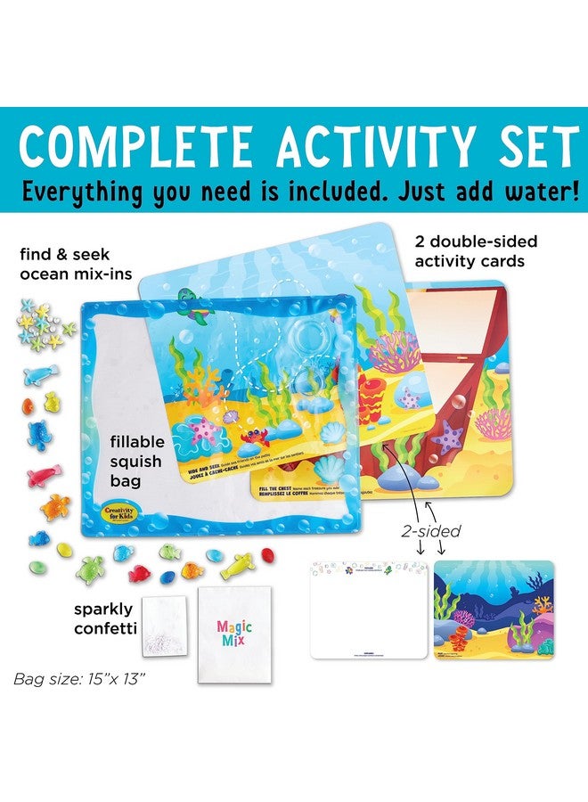 Creativity for Kids Creativity for Kids Sensory Squish Bag: Ocean Adventure - Toddler Sensory Mat, Calming Toys and Motor Skills Activities for Kids Ages 3-5+, Busy Board, Calm Down Corner Supplies  - Image 5
