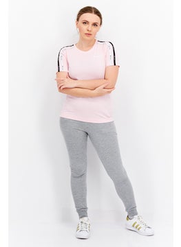 Champion Women Sportswear Fit Short Sleeve Brand Logo Outdoor Top, Pink  - Image 4