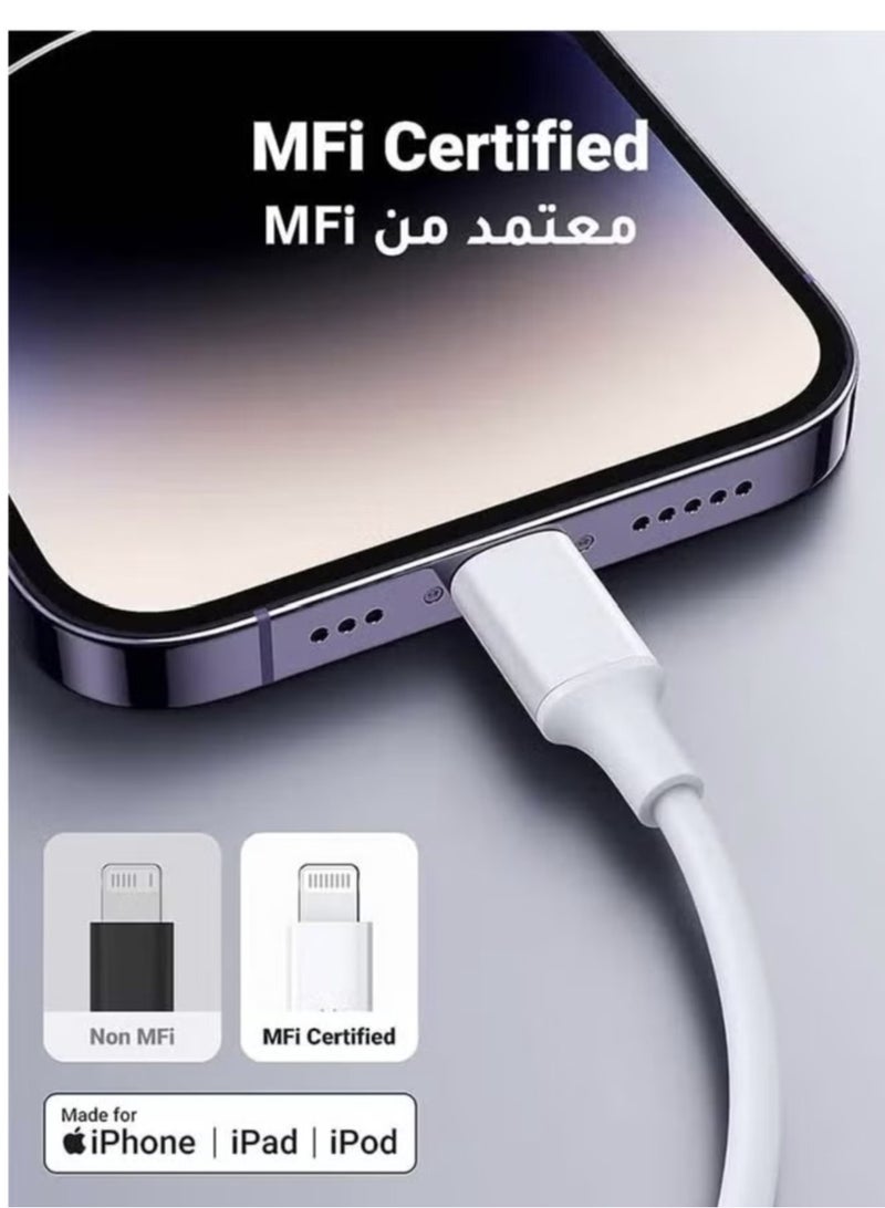 Apple iPhone Charger Cable 1M[MFi Certified] USB C to Lightning Cable Fast Charging Power Delivery PD 20W iPhone Cable for iPhone 14/14 Pro/14 Plus/14 Pro Max, iPad Pro, iPhone 8-13 All Series - Image 4