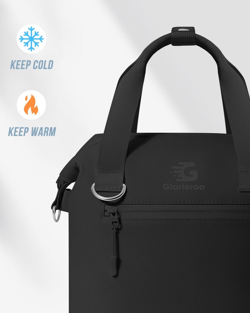 GLORIEROO Pastel Lunch Box Women | Insulated Waterproof Leakproof Lunch Bag Cooler | Adjustable Strap | BPA-Free - Image 5