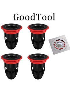 Generic 4 Packs Floor Drain Cover Rubber Floor Drain Shower Waste Water Floor Drain Backflow Preventer Sewer Core Anti-Odor Plug for Bathroom and Kitchen  - Image 1