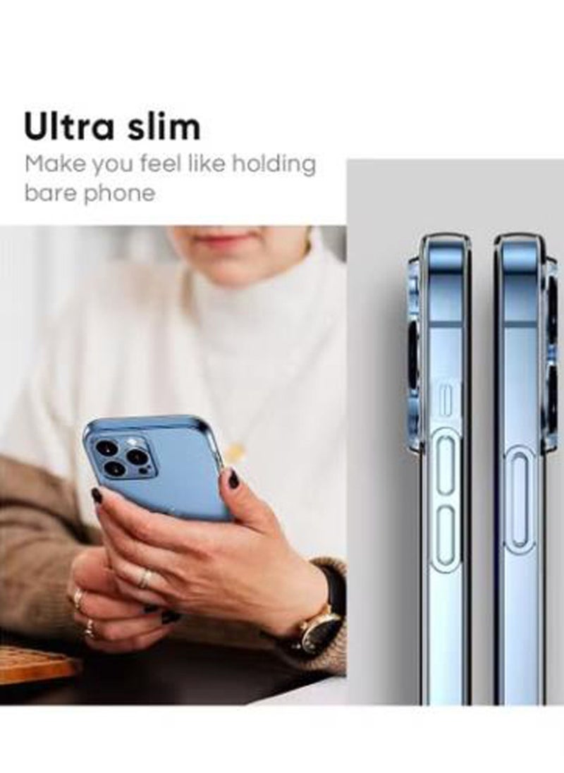 Eouro Case cover for iPhone 14 Pro Max, Ultra Slim Thin and Scratch Resistant Rubber Soft Silicone Protective Crystal Clear Case Cover for iPhone 14 Pro Max 2022  - Image 4