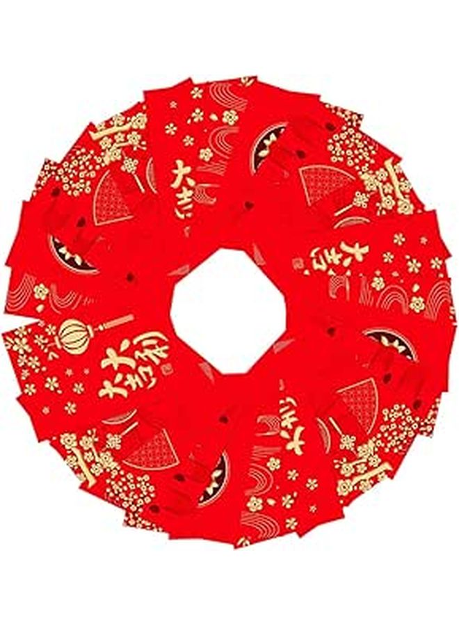 36 Pcs Chinese Red Envelopes Foil Stamped Hongbao for Lunar New Year Random Style - Image 1