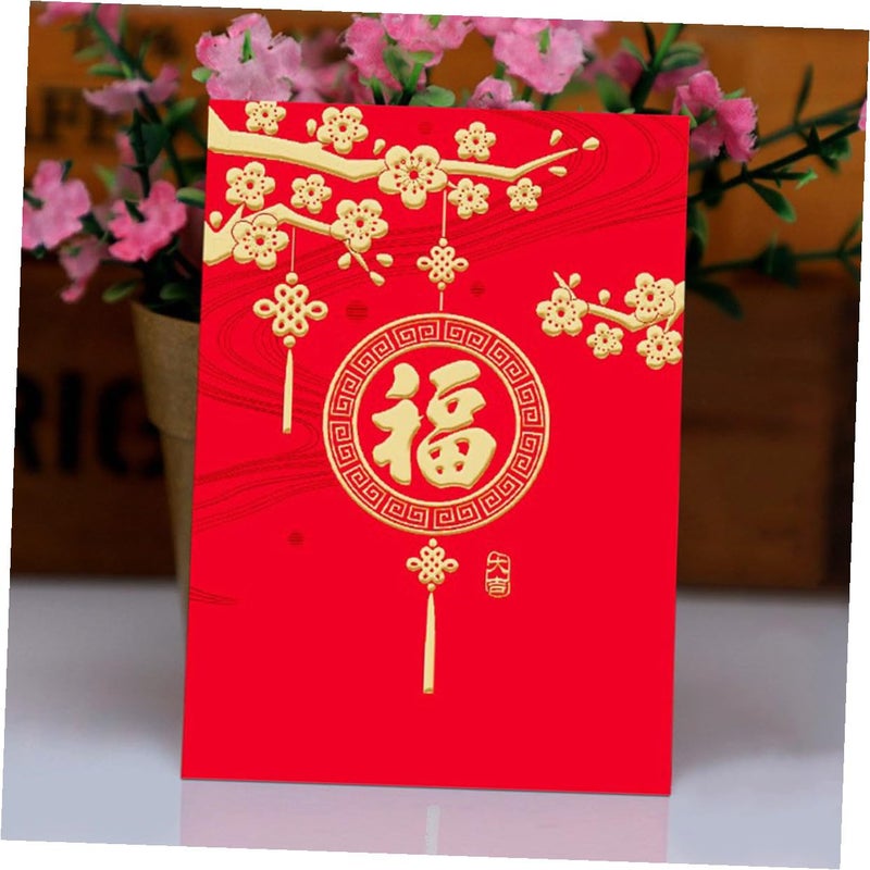 36 Pcs Chinese Red Envelopes Foil Stamped Hongbao for Lunar New Year Random Style - Image 5