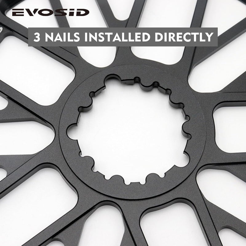 EVOSID Road Bike Chainring Direct Mount 3mm Offset 40T 42T 44T 46T 48T Narrow Wide CNC 7075 Aluminum for SRAM Crankset - 44T - Image 4