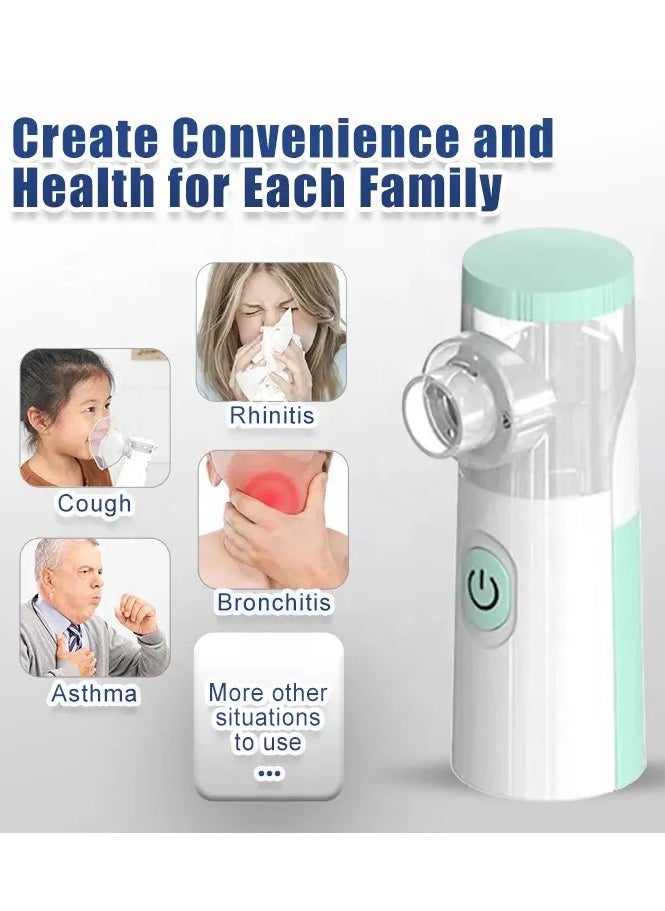Lemon Medical - Portable Handheld Nebulizer Machine for Home & Travel – Silent, Rechargeable, Ultra-Fine Mist for Easy Breathing - Image 1